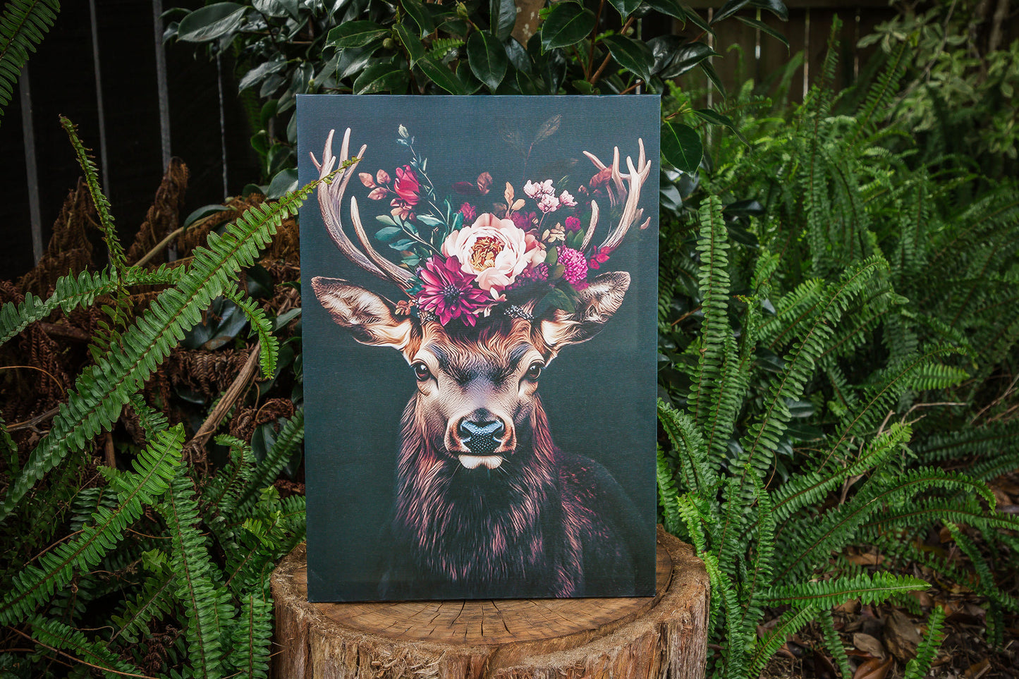 Deer Floral