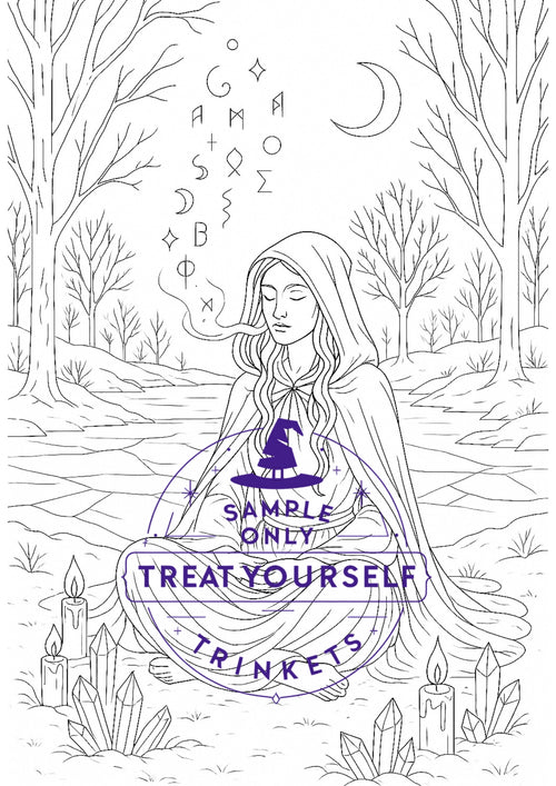 Witchy Things To Colour | Colouring Book