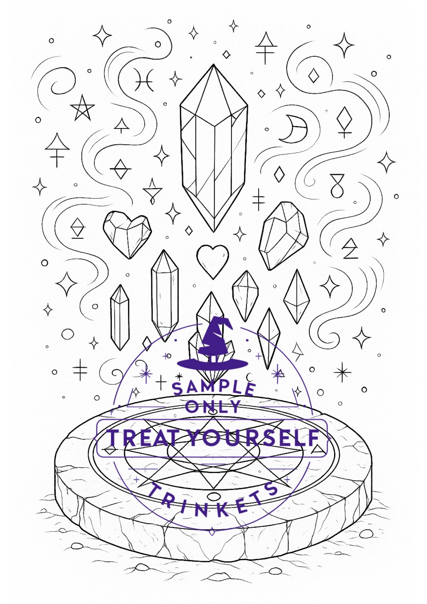 Witchy Things To Colour | Colouring Book