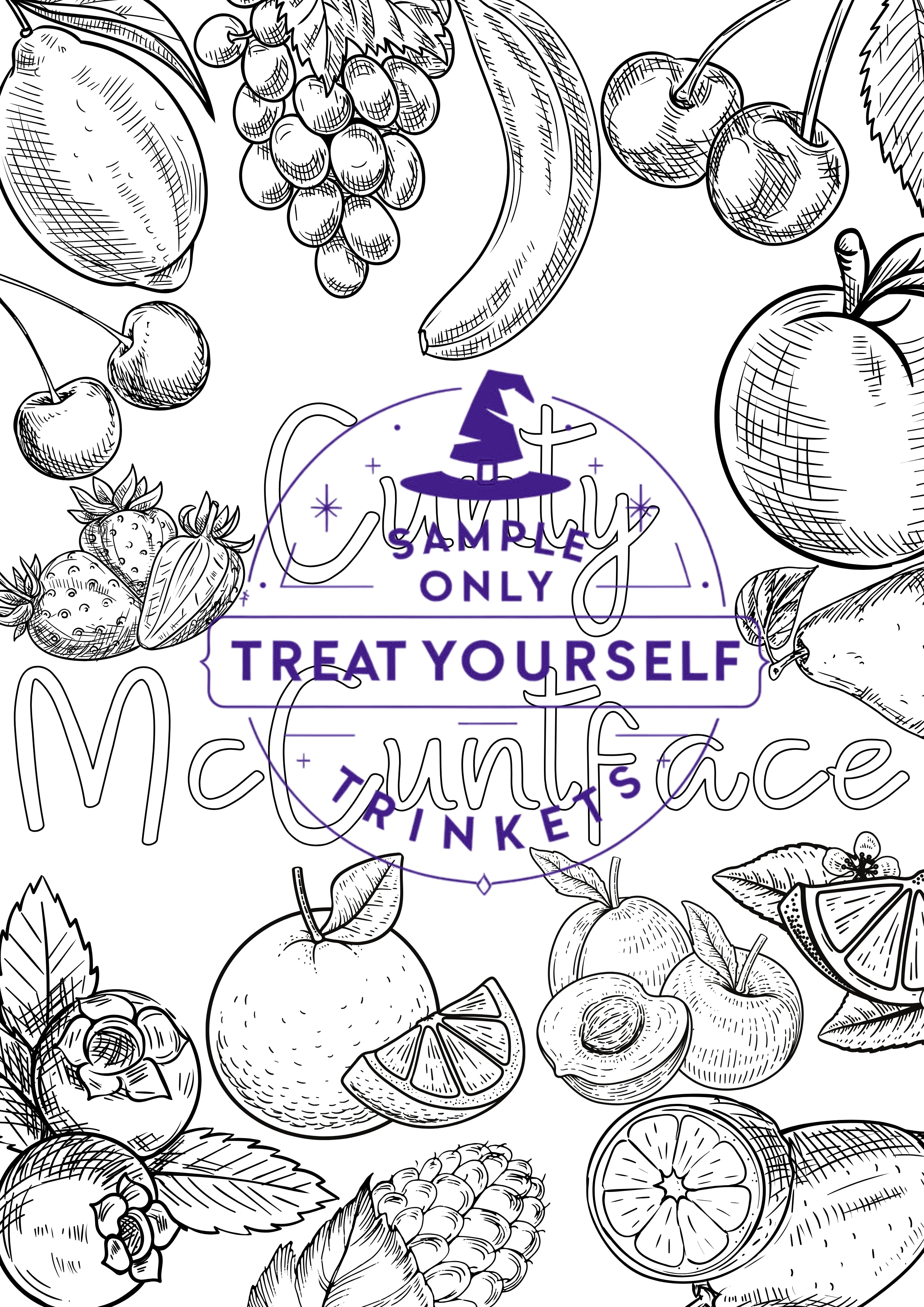 Getting Sweary Colouring Book | Digital Download