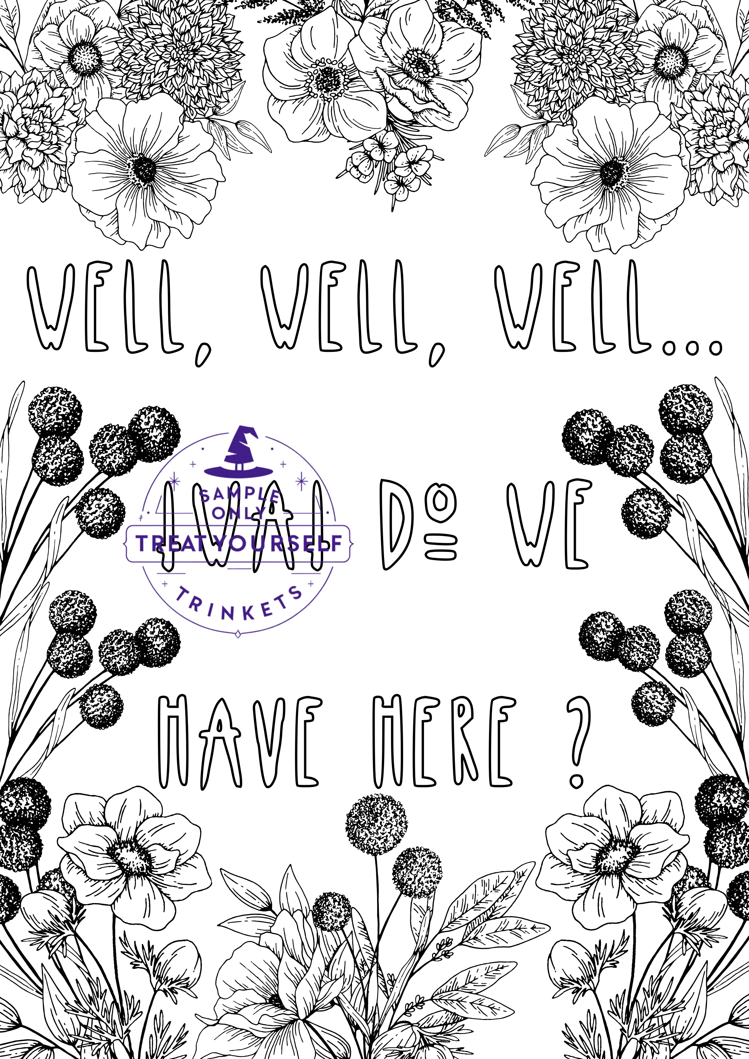 Getting Sweary Colouring Book | Digital Download