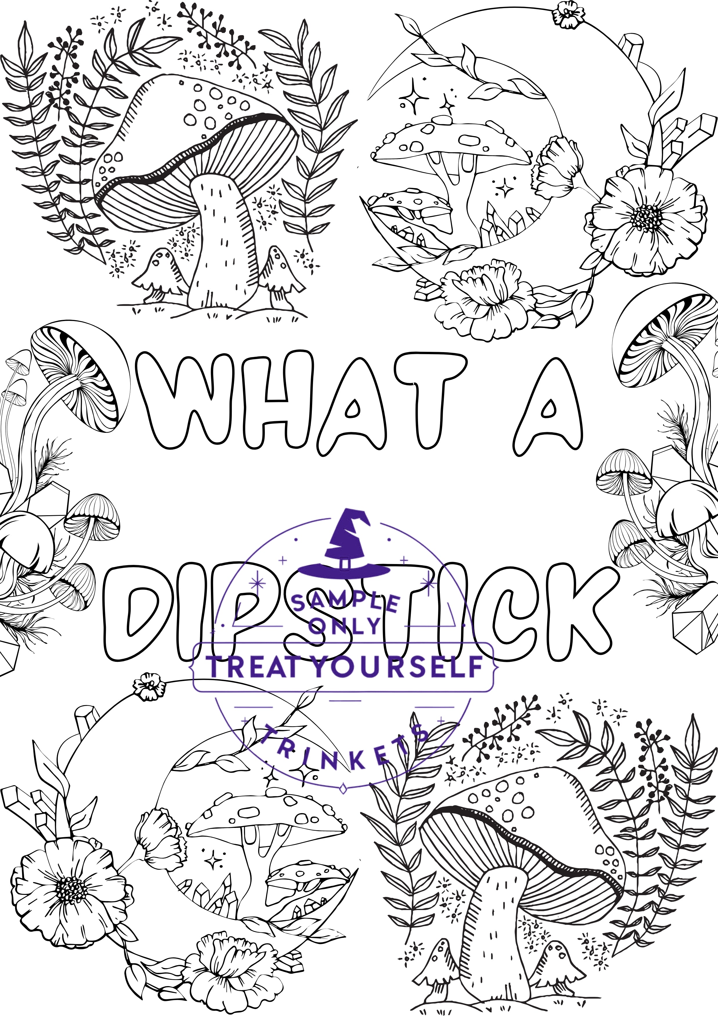 Getting Sweary Colouring Book | Digital Download