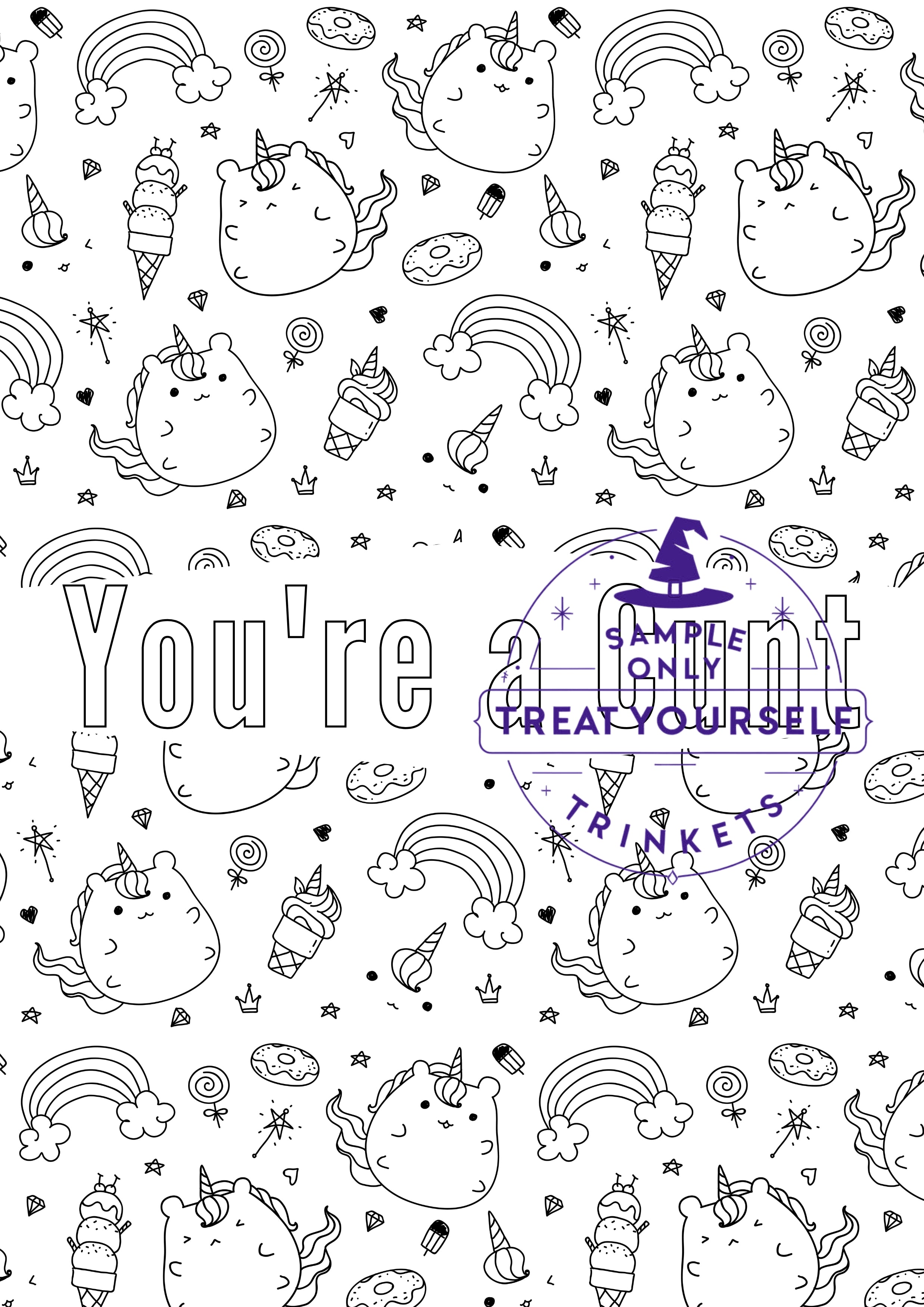 Getting Sweary Colouring Book | Digital Download