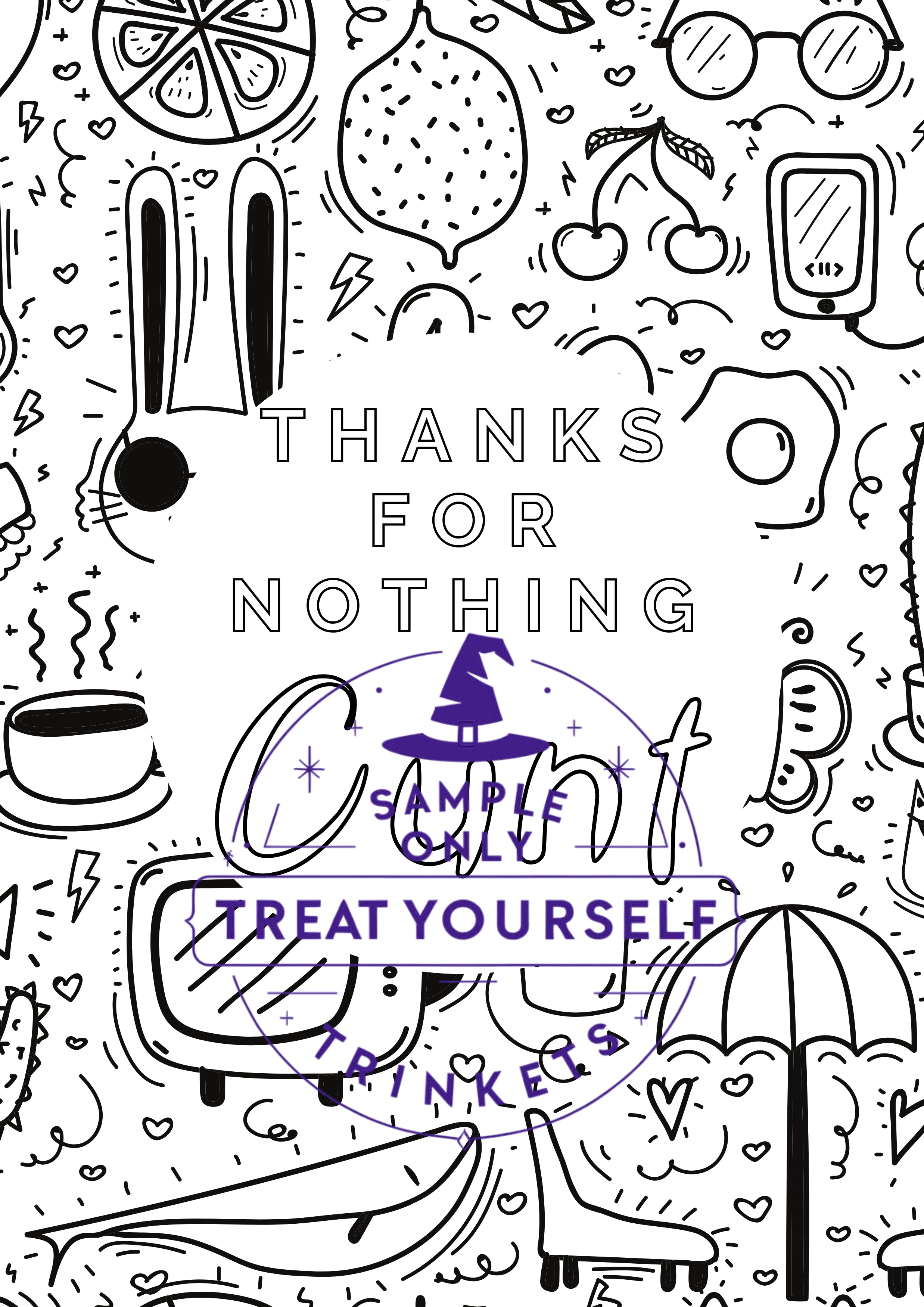 Getting Sweary Colouring Book | Digital Download