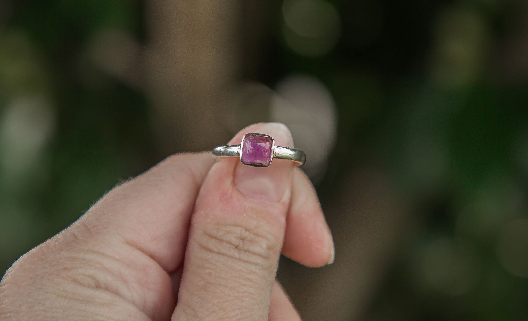 Sterling Silver Ring | Amethyst