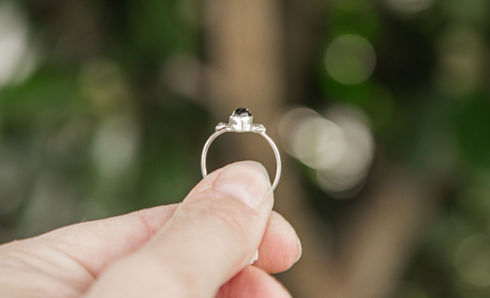 Sterling Silver Ring | Onyx