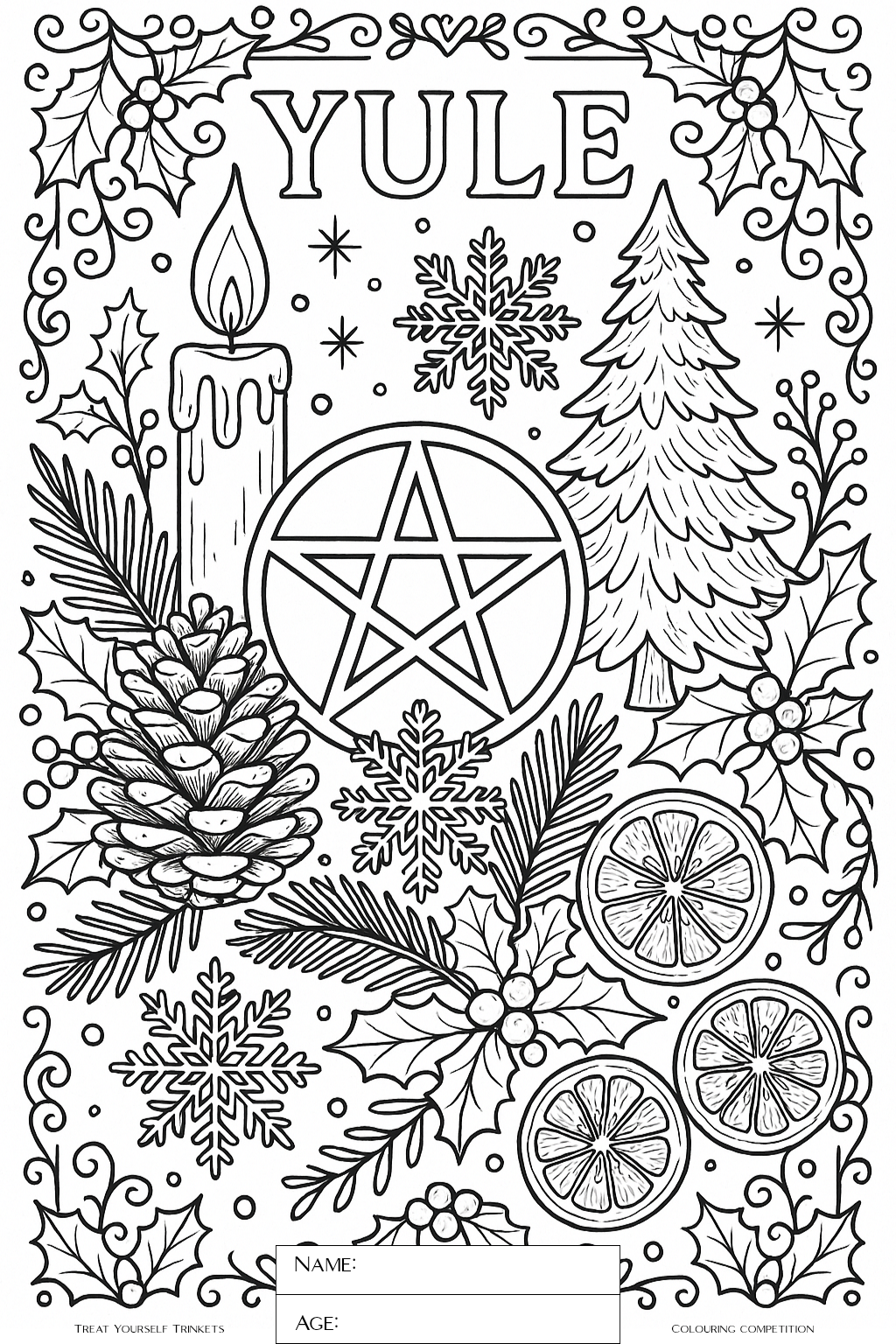 Yule Colouring Competition | Digital Download