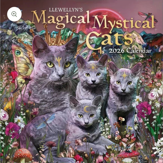 PREORDER | 2026 Llewellyn's Magical Mystical Cats Calendar